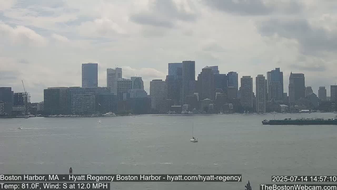 Boston Harbor, Massachusetts  Live Cam - Boston, Massachusetts, USA