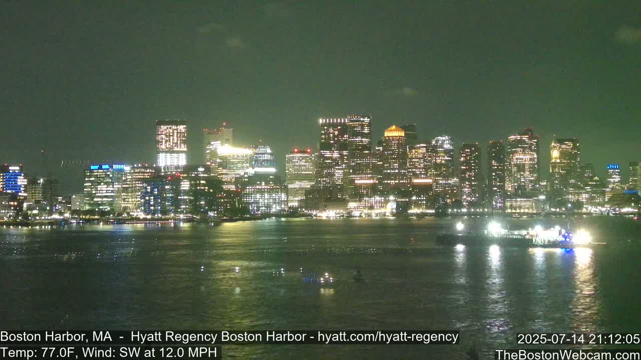 Boston Harbor, Massachusetts  Live Cam - Boston, Massachusetts, USA