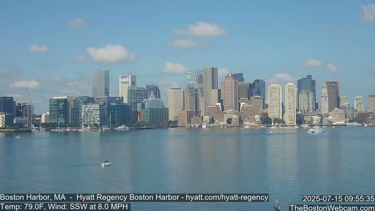 Boston Harbor, Massachusetts  Live Cam - Boston, Massachusetts, USA