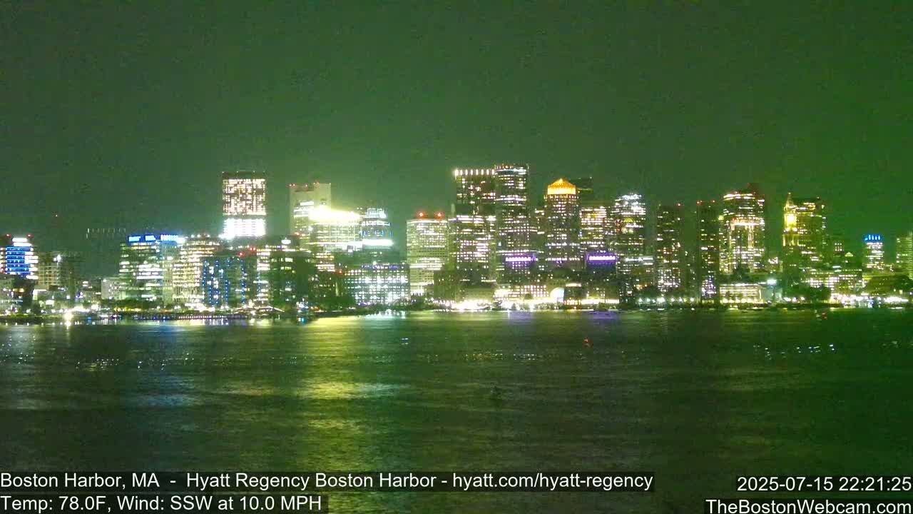 Boston Harbor, Massachusetts  Live Cam - Boston, Massachusetts, USA