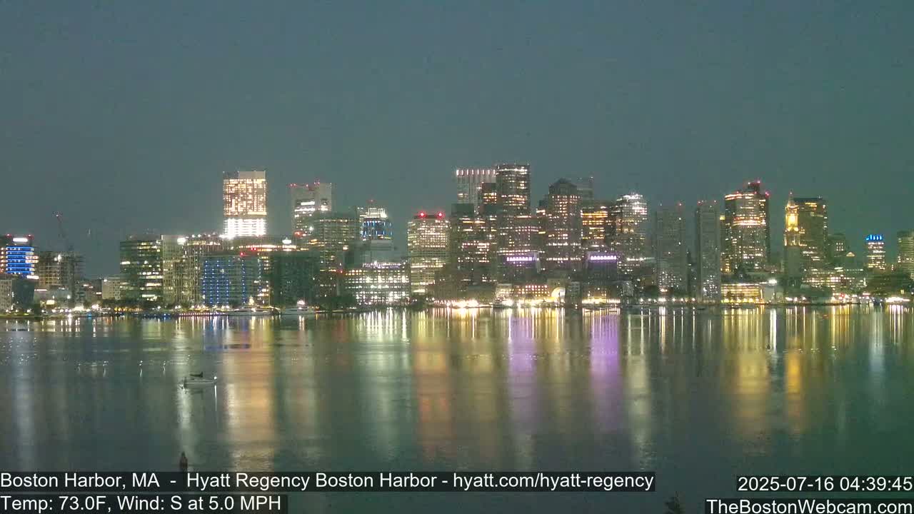 Boston Harbor, Massachusetts  Live Cam - Boston, Massachusetts, USA