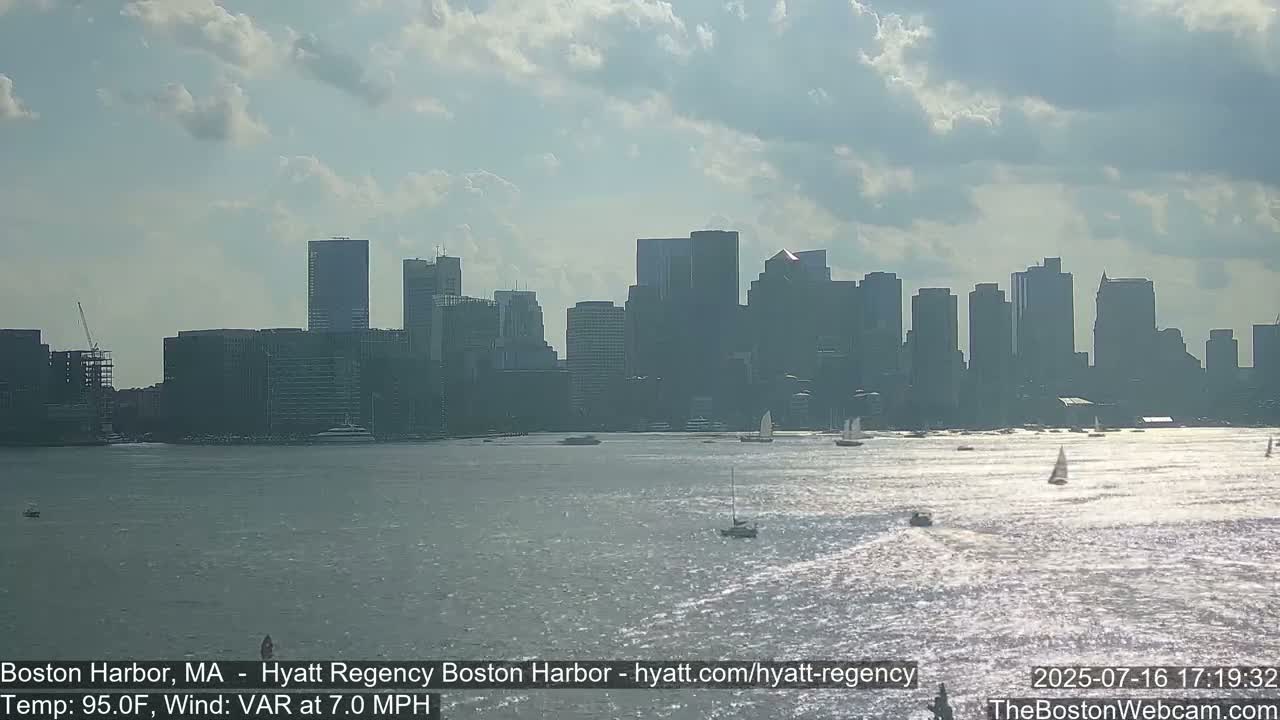 Boston Harbor, Massachusetts  Live Cam - Boston, Massachusetts, USA
