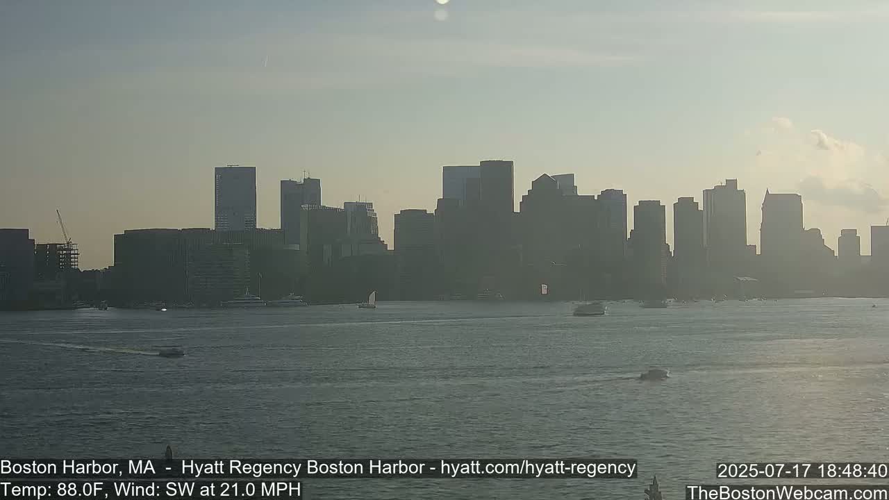 Boston Harbor, Massachusetts  Live Cam - Boston, Massachusetts, USA