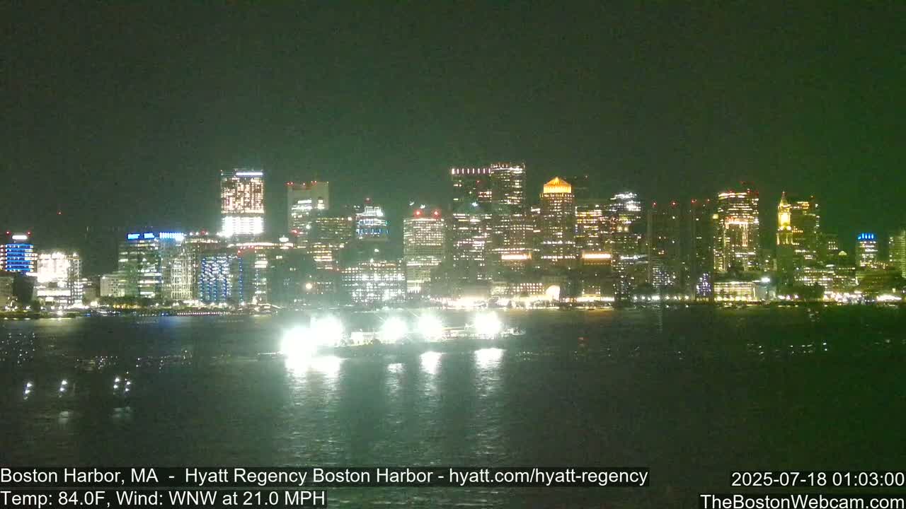 Boston Harbor, Massachusetts  Live Cam - Boston, Massachusetts, USA
