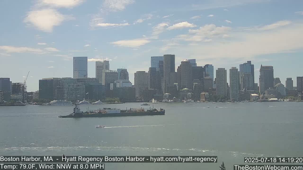 Boston Harbor, Massachusetts  Live Cam - Boston, Massachusetts, USA