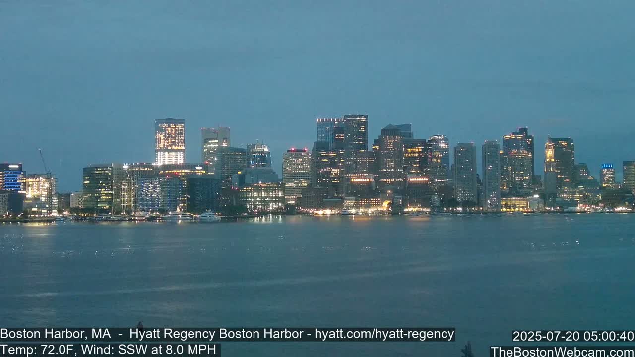 Boston Harbor, Massachusetts  Live Cam - Boston, Massachusetts, USA