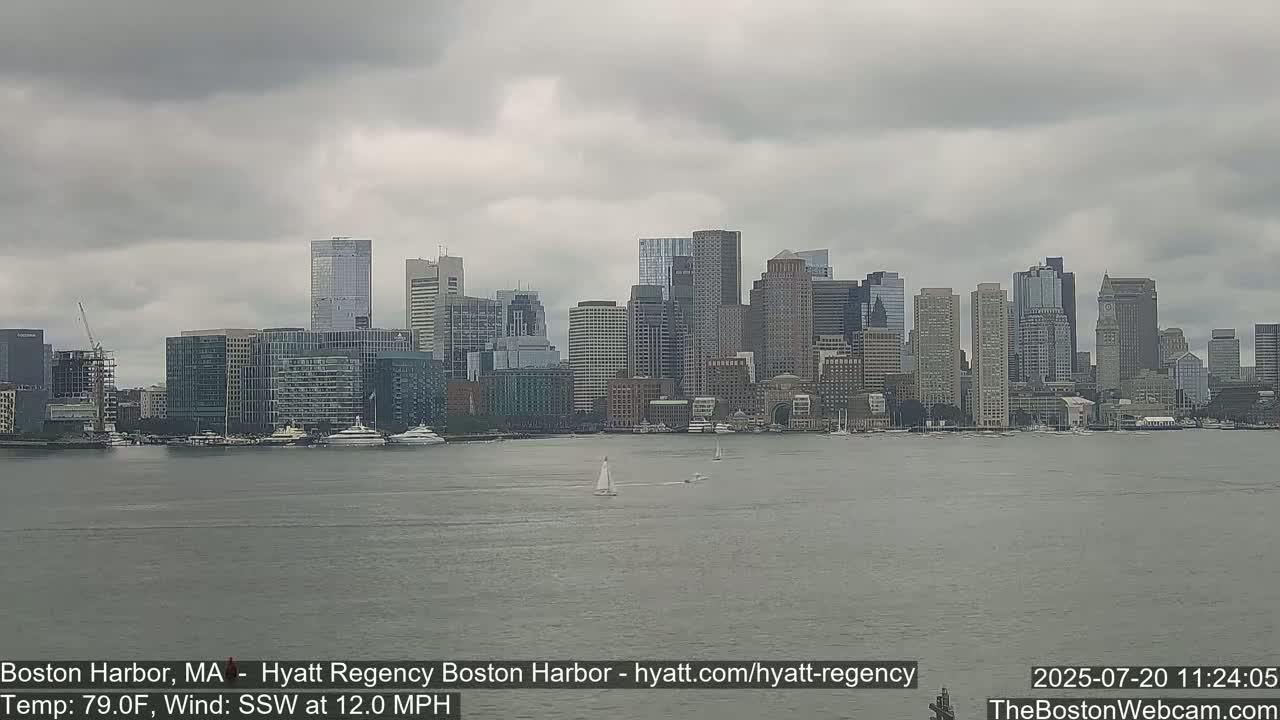 Boston Harbor, Massachusetts  Live Cam - Boston, Massachusetts, USA
