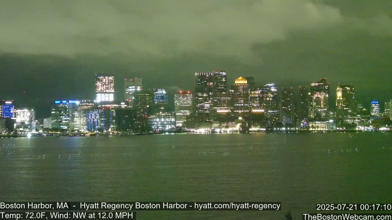 Boston Harbor, Massachusetts  Live Cam - Boston, Massachusetts, USA