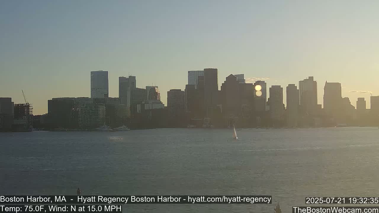 Boston Harbor, Massachusetts  Live Cam - Boston, Massachusetts, USA