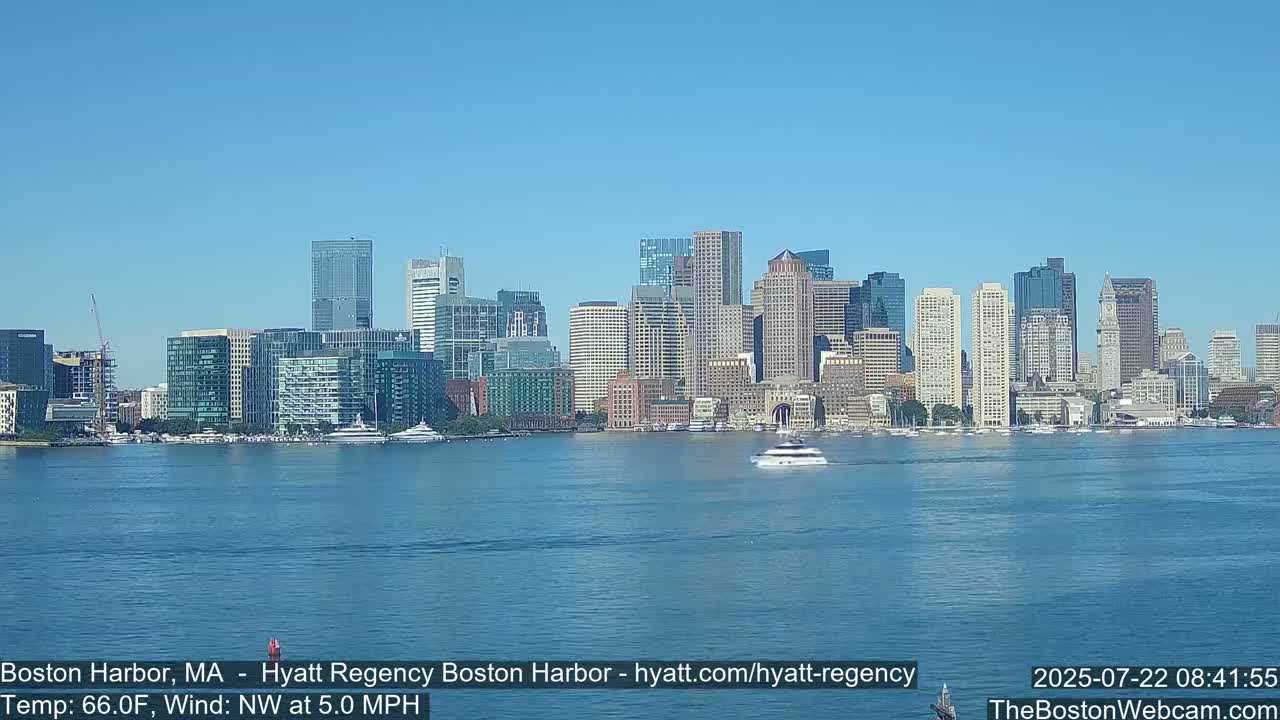 Boston Harbor, Massachusetts  Live Cam - Boston, Massachusetts, USA