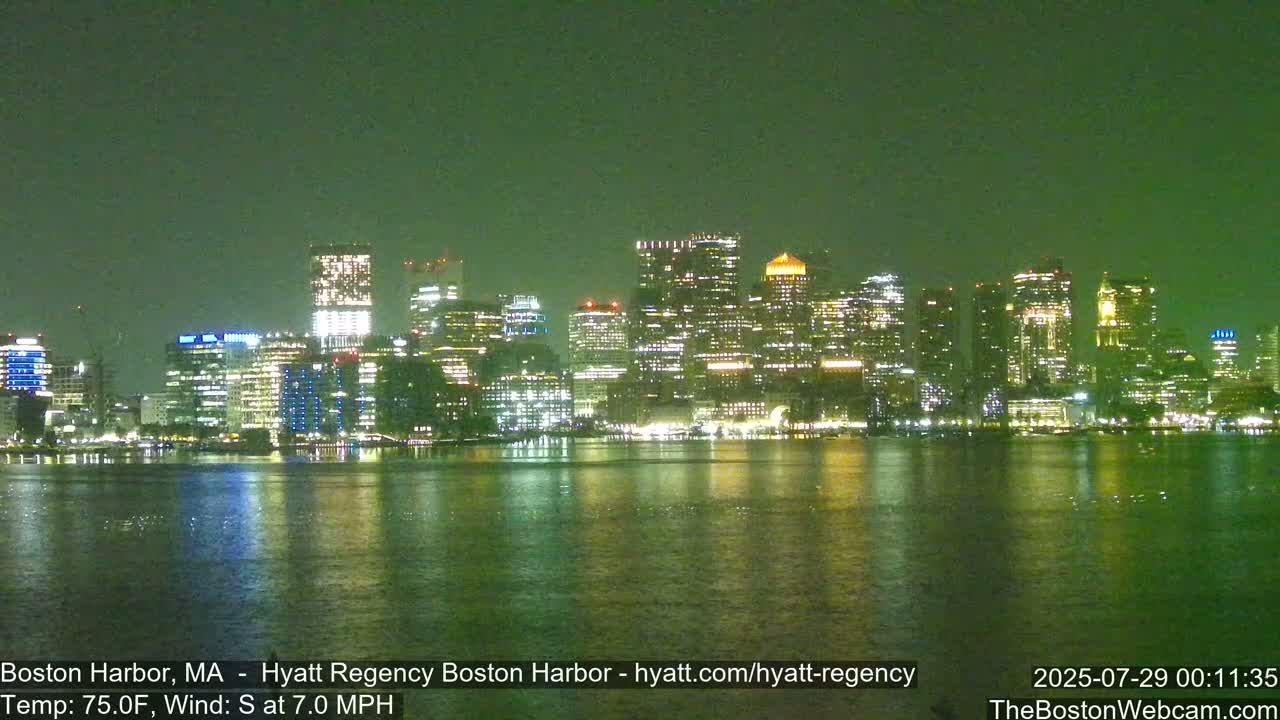 Boston Harbor, Massachusetts  Live Cam - Boston, Massachusetts, USA
