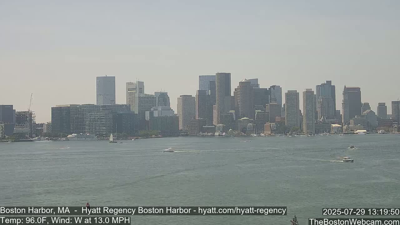 Boston Harbor, Massachusetts  Live Cam - Boston, Massachusetts, USA