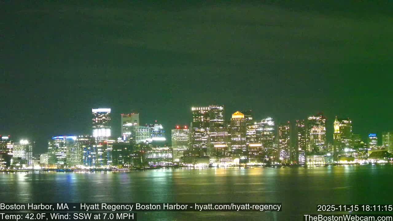 Boston Harbor, Massachusetts  Live Cam - Boston, Massachusetts, USA