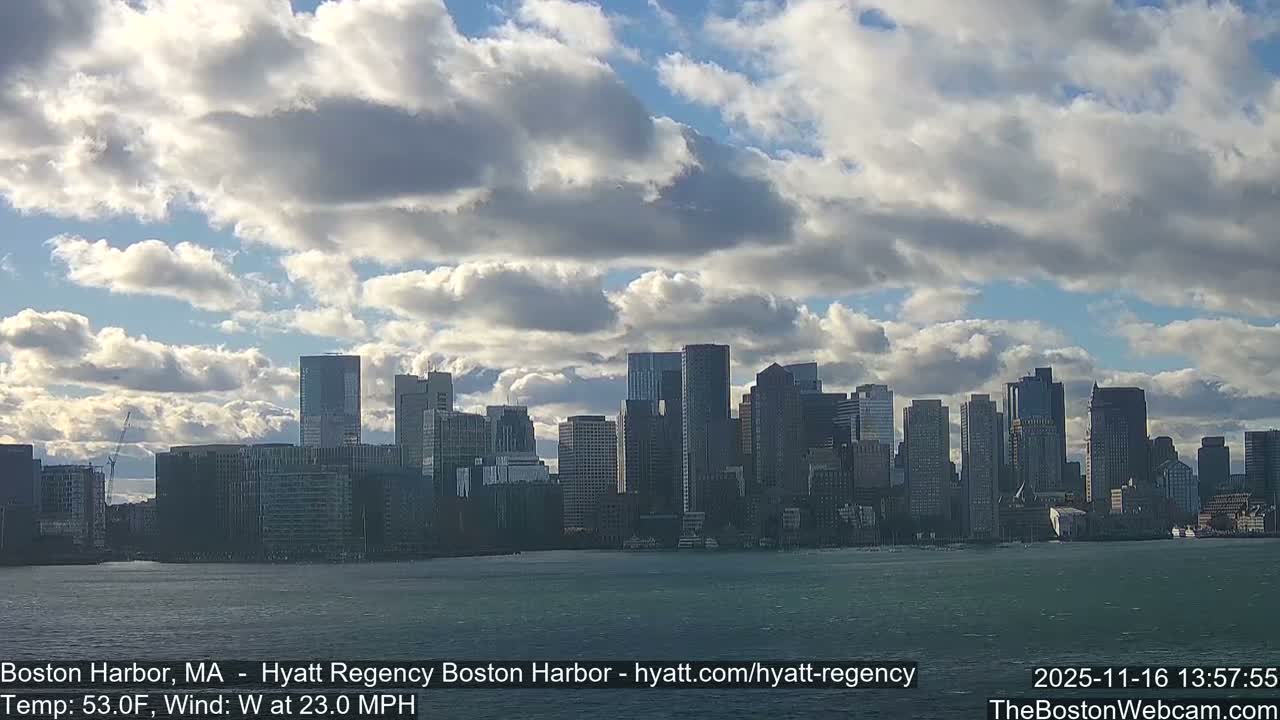 Boston Harbor, Massachusetts  Live Cam - Boston, Massachusetts, USA