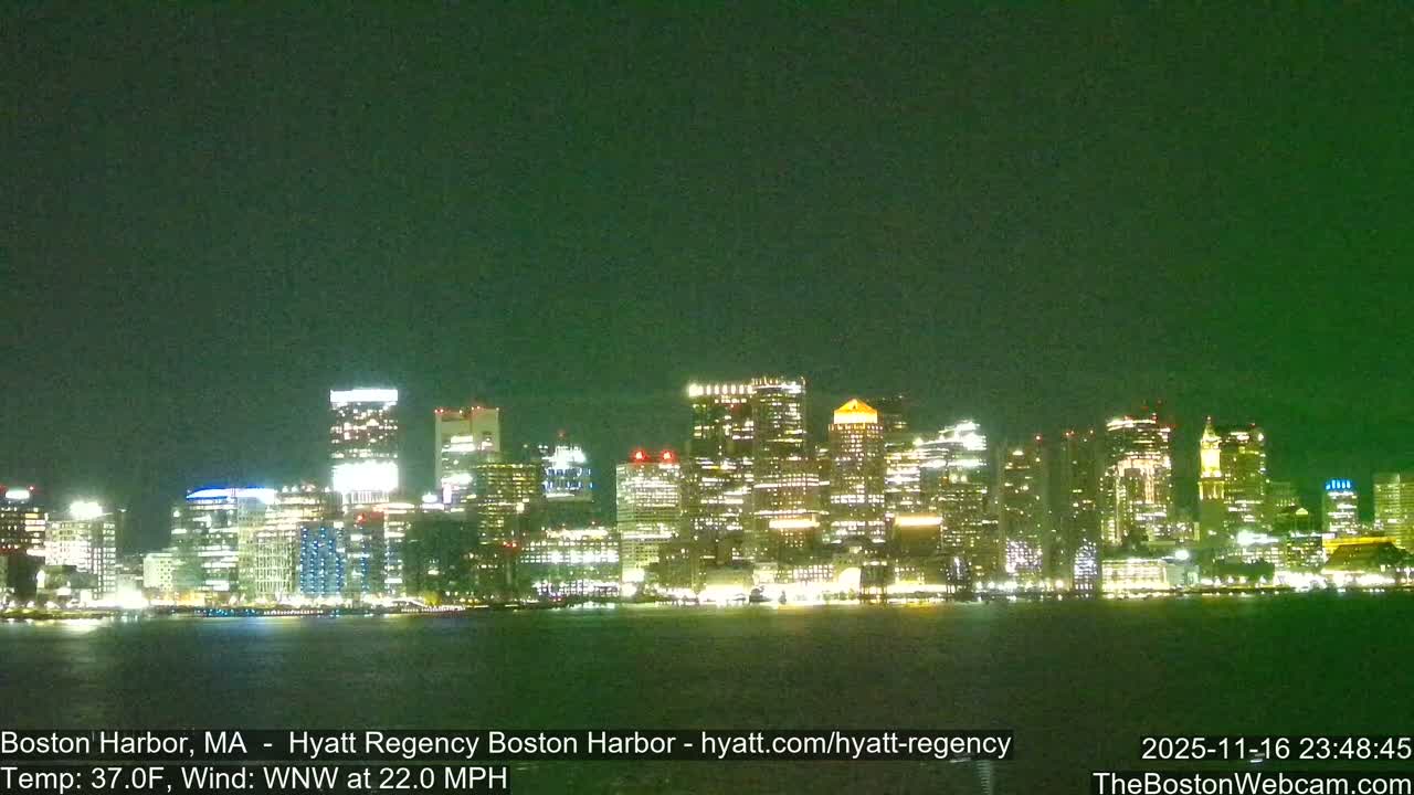 Boston Harbor, Massachusetts  Live Cam - Boston, Massachusetts, USA