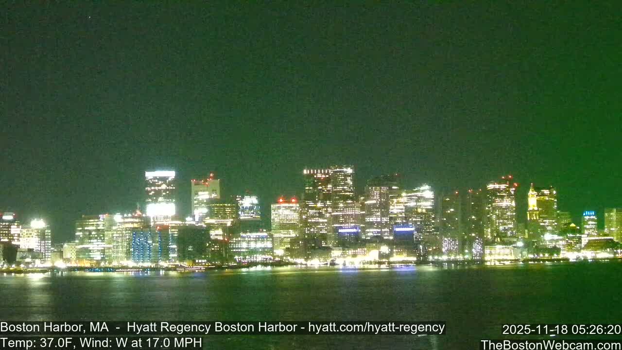 Boston Harbor, Massachusetts  Live Cam - Boston, Massachusetts, USA