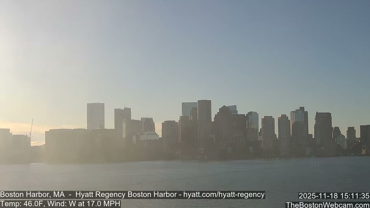 Boston Harbor, Massachusetts  Live Cam - Boston, Massachusetts, USA