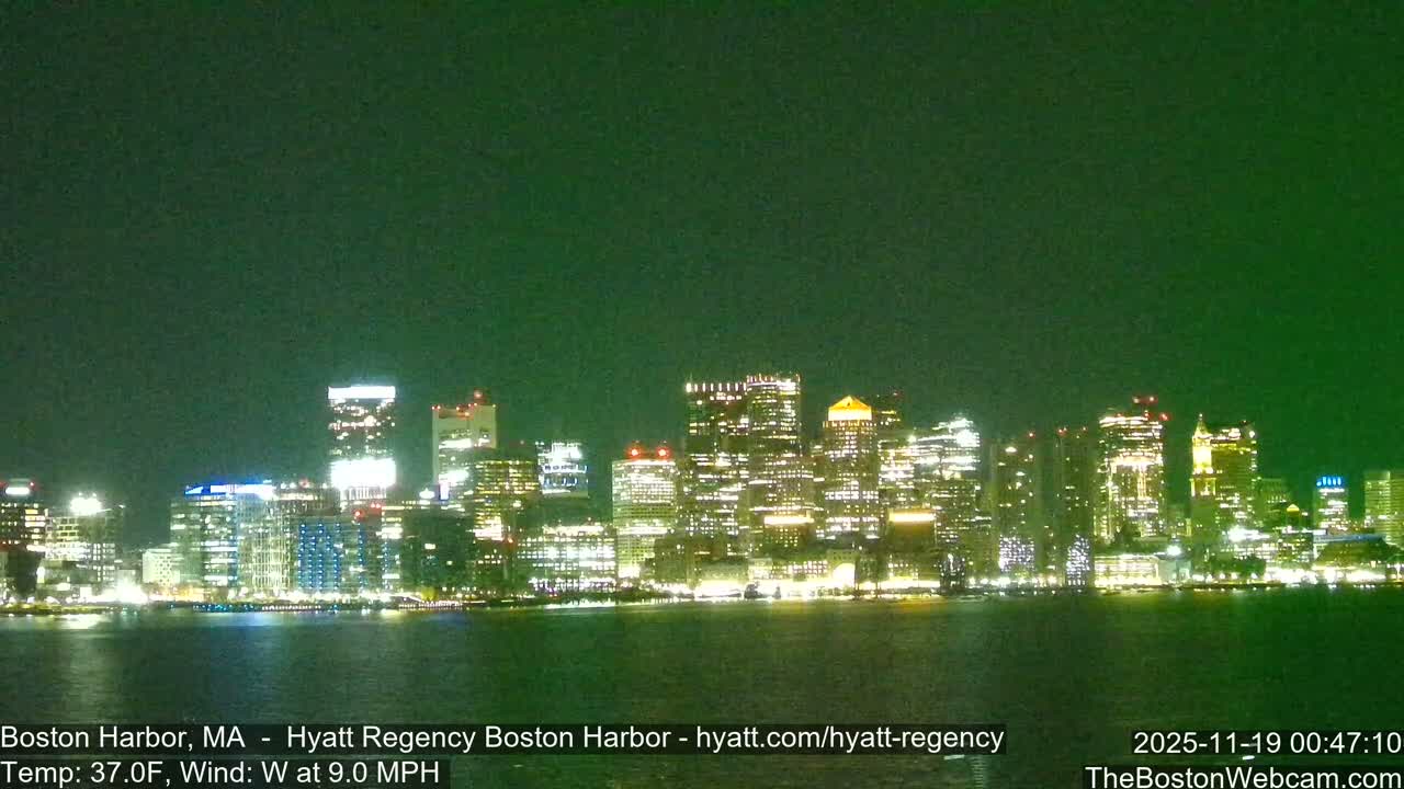 Boston Harbor, Massachusetts  Live Cam - Boston, Massachusetts, USA