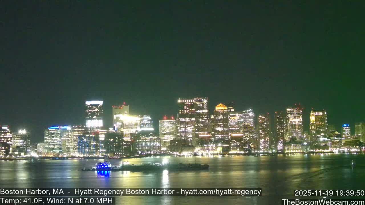 Boston Harbor, Massachusetts  Live Cam - Boston, Massachusetts, USA