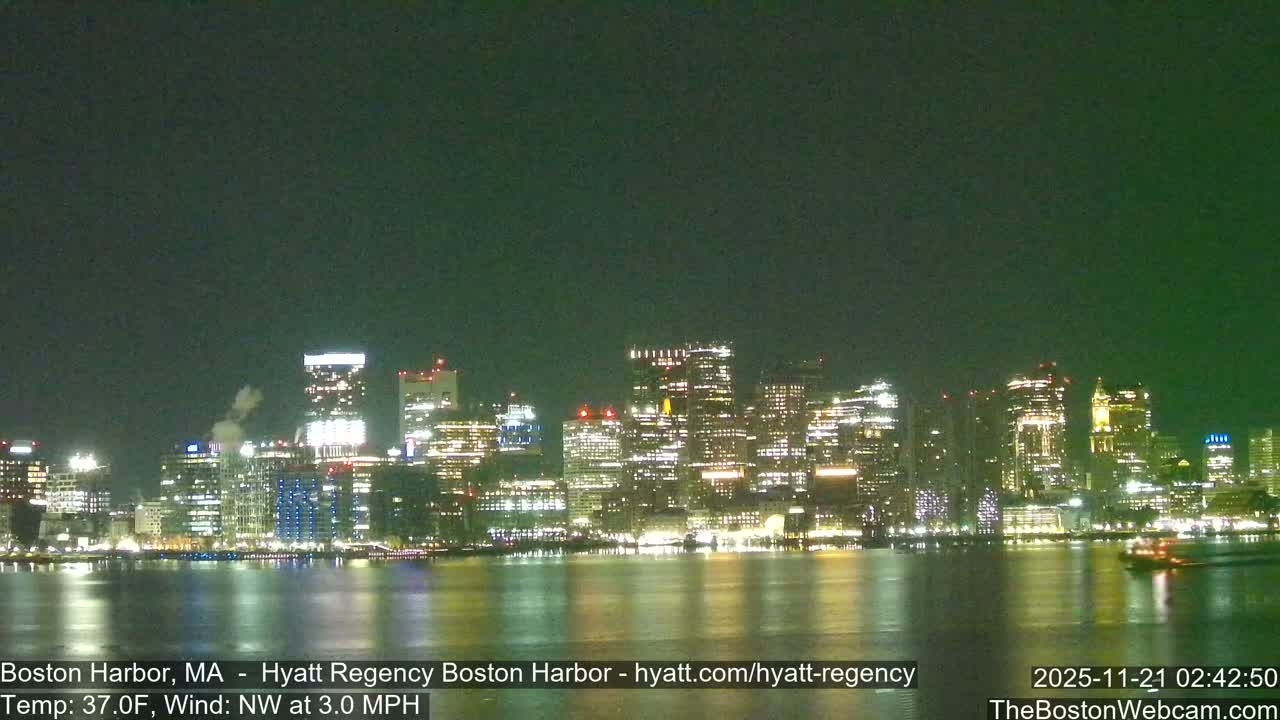 Boston Harbor, Massachusetts  Live Cam - Boston, Massachusetts, USA