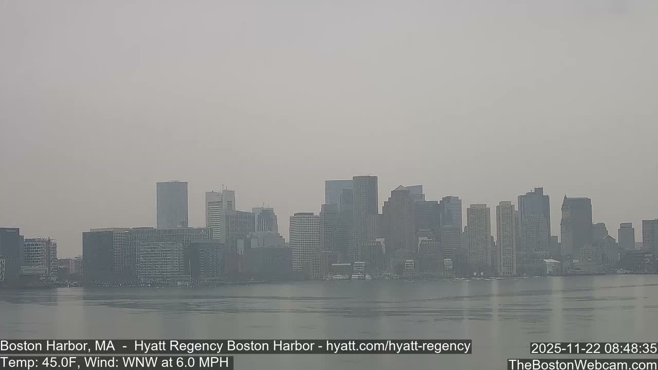 Boston Harbor, Massachusetts  Live Cam - Boston, Massachusetts, USA