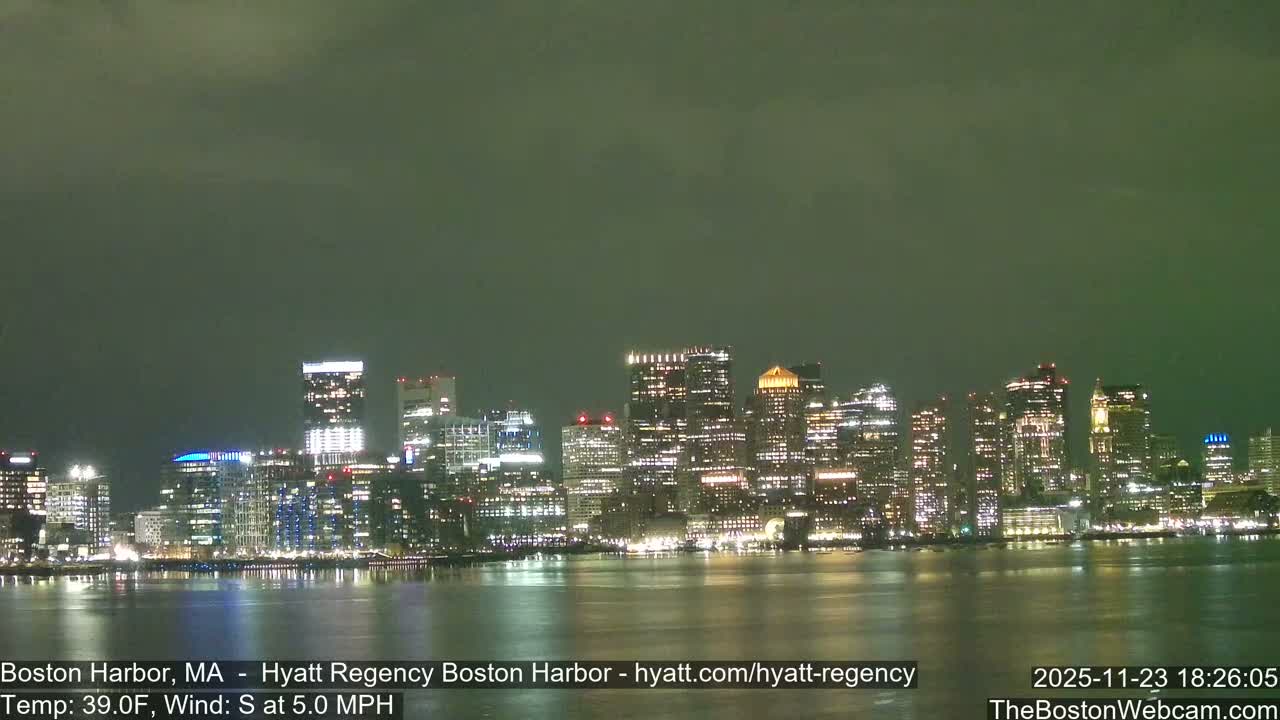 Boston Harbor, Massachusetts  Live Cam - Boston, Massachusetts, USA