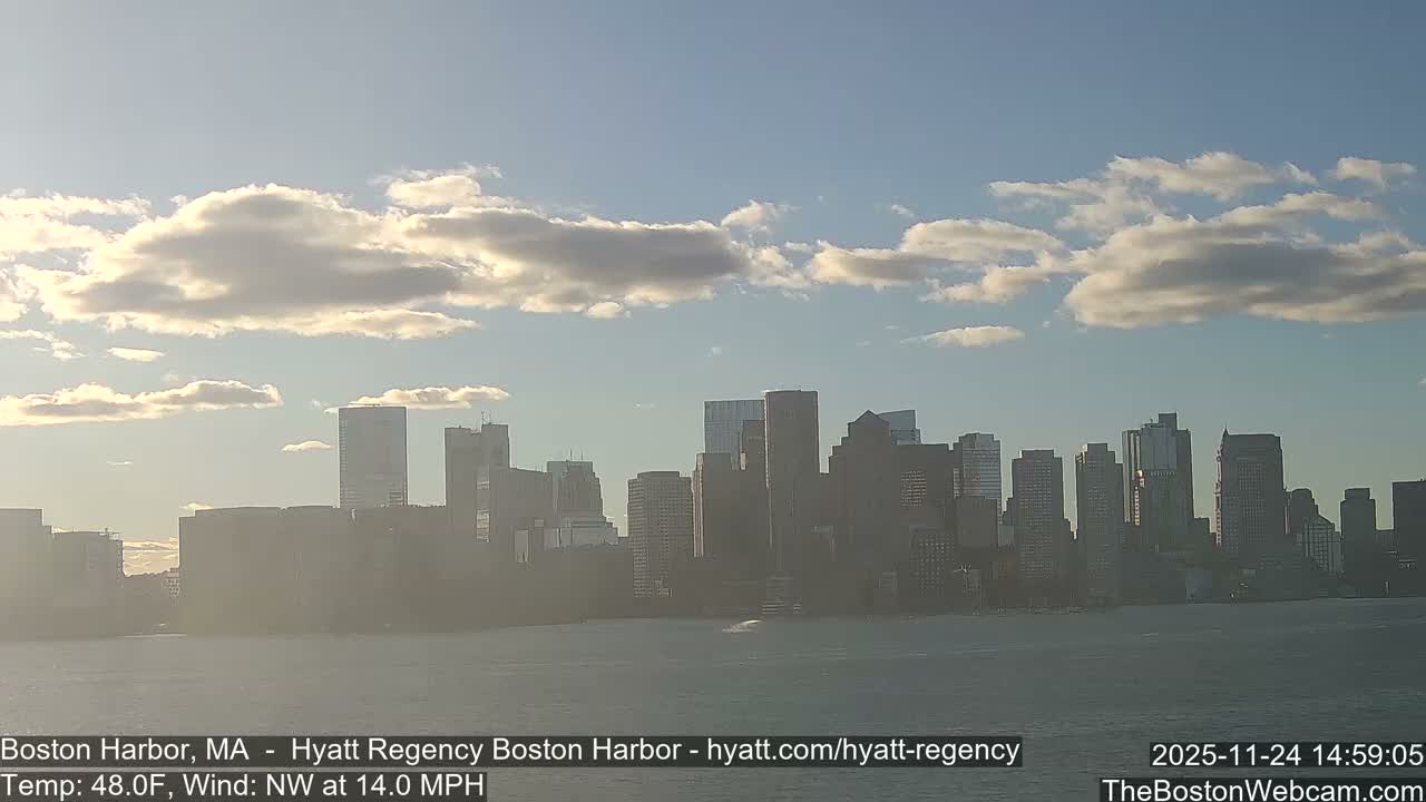Boston Harbor, Massachusetts  Live Cam - Boston, Massachusetts, USA