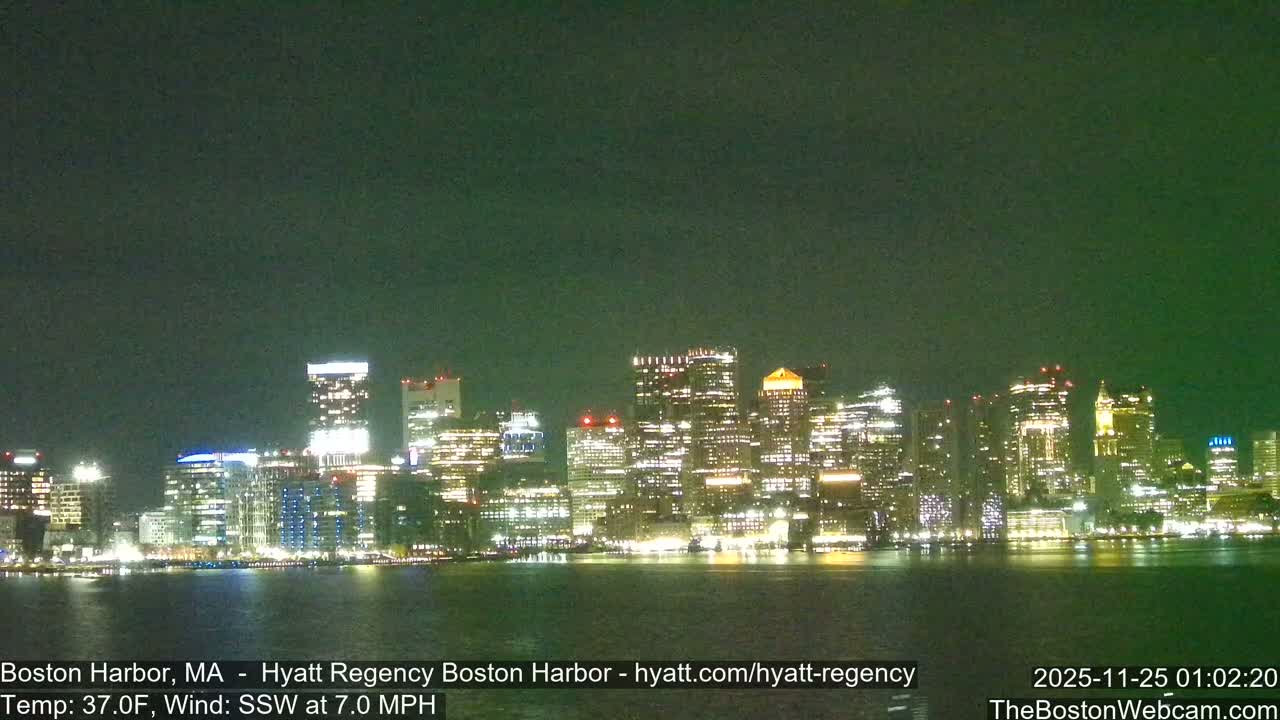 Boston Harbor, Massachusetts  Live Cam - Boston, Massachusetts, USA