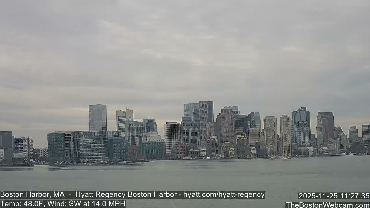 Boston Harbor, Massachusetts  Live Cam - Boston, Massachusetts, USA