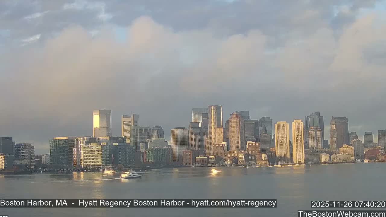 Boston Harbor, Massachusetts  Live Cam - Boston, Massachusetts, USA