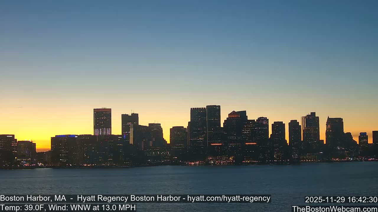 Boston Harbor, Massachusetts  Live Cam - Boston, Massachusetts, USA