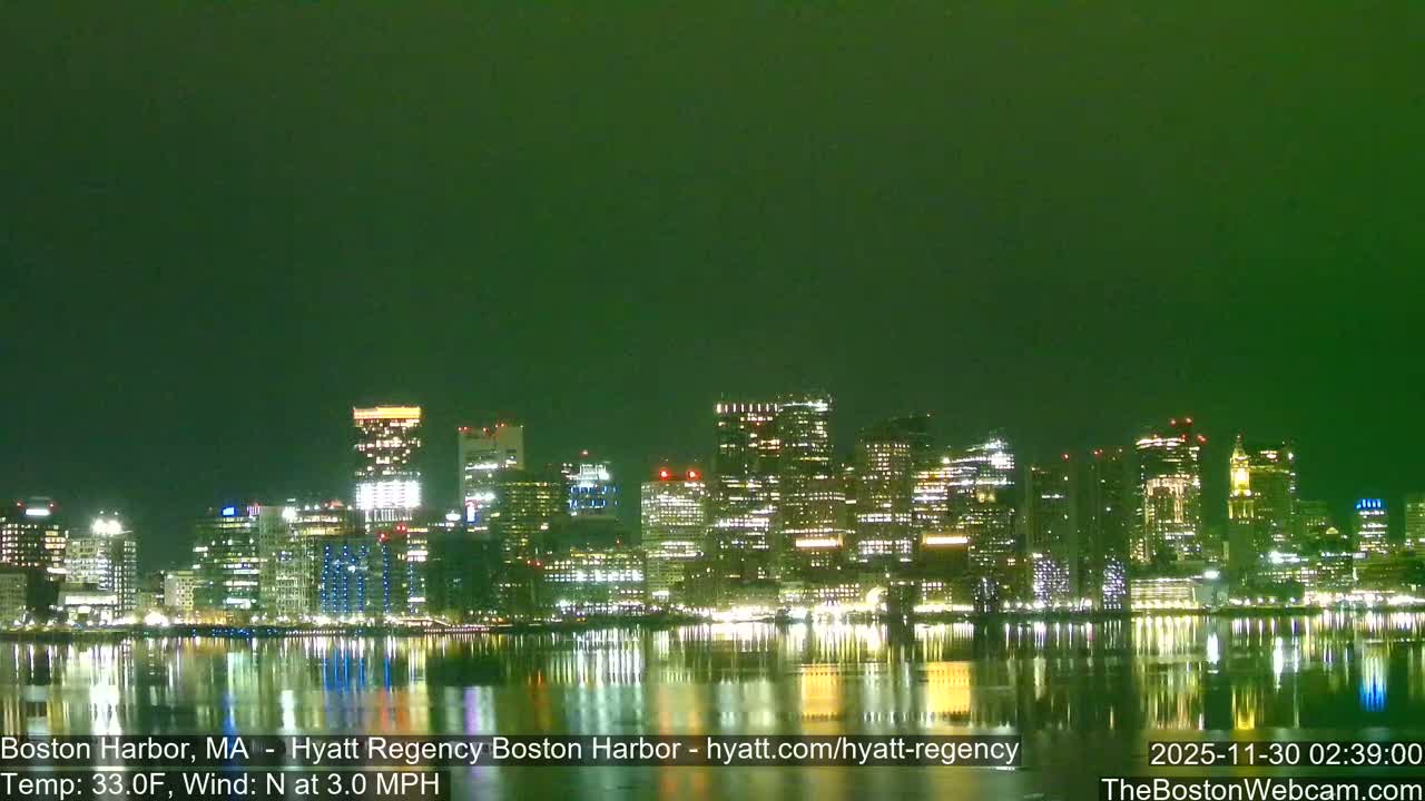 Boston Harbor, Massachusetts  Live Cam - Boston, Massachusetts, USA