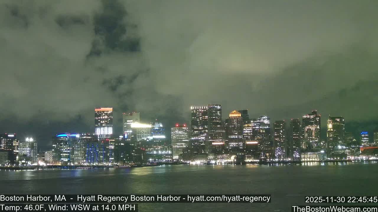 Boston Harbor, Massachusetts  Live Cam - Boston, Massachusetts, USA