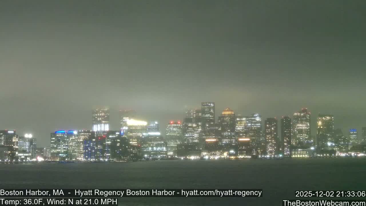 Boston Harbor, Massachusetts  Live Cam - Boston, Massachusetts, USA