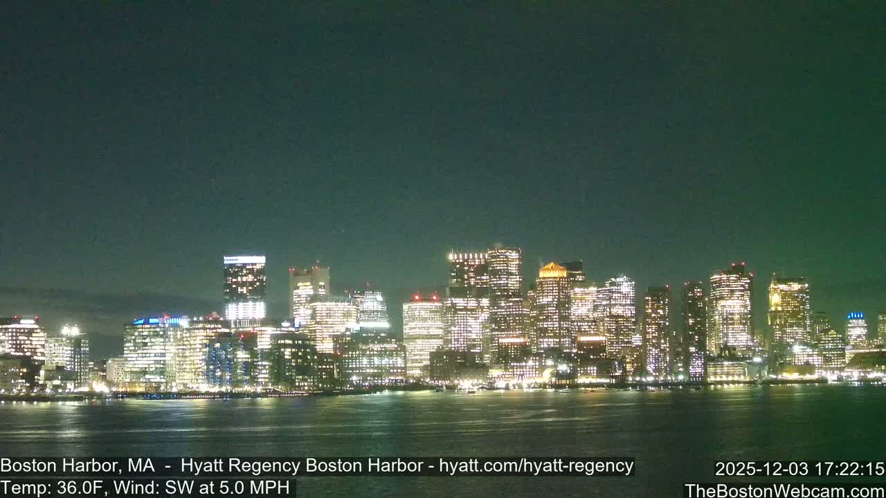 Boston Harbor, Massachusetts  Live Cam - Boston, Massachusetts, USA