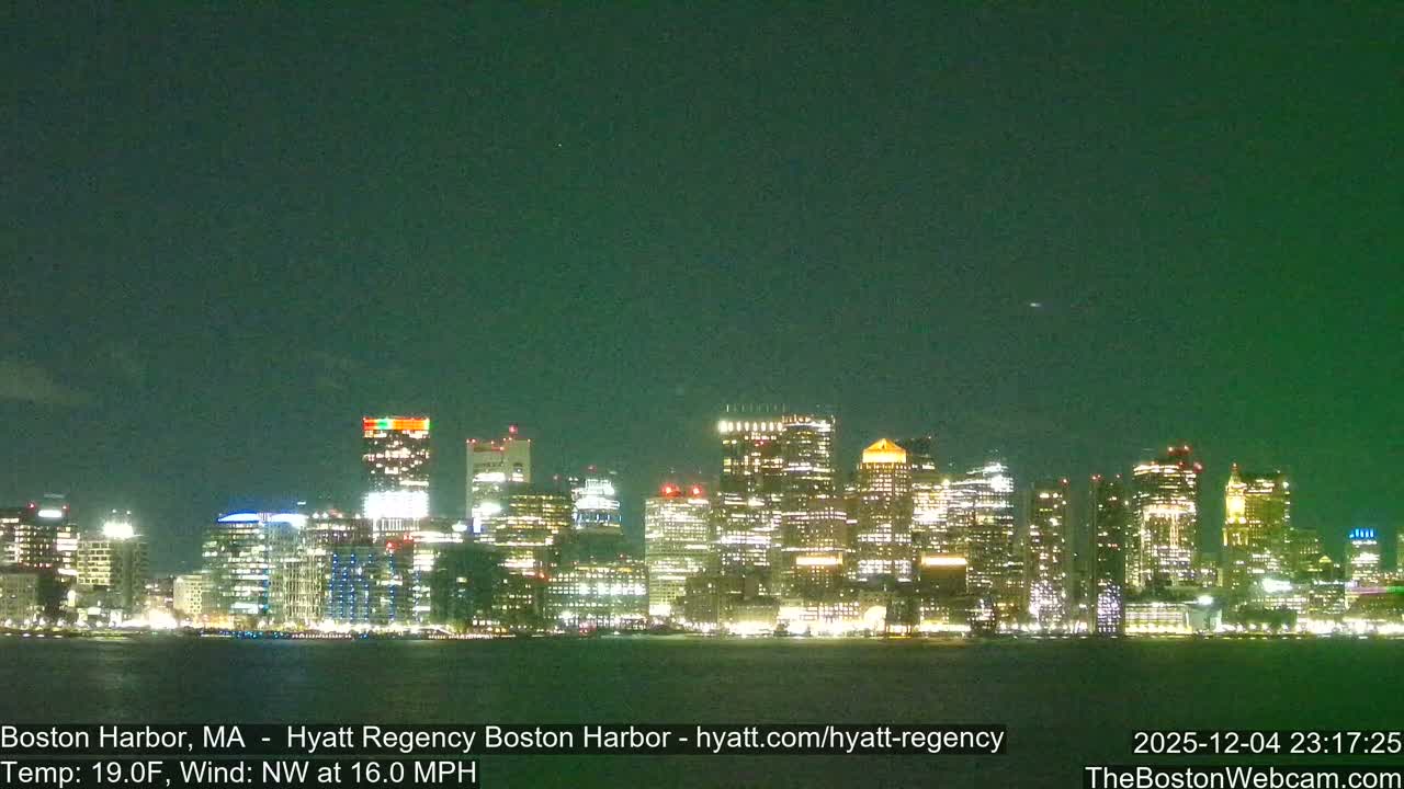 Boston Harbor, Massachusetts  Live Cam - Boston, Massachusetts, USA