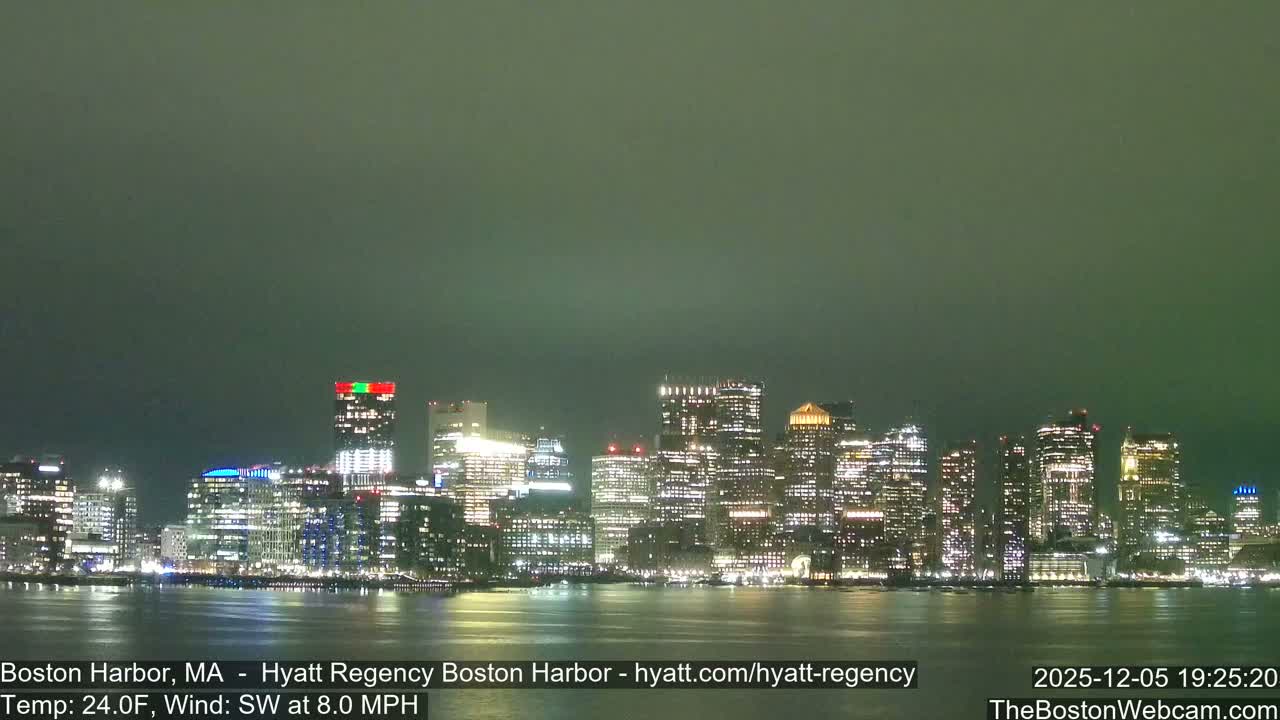 Boston Harbor, Massachusetts  Live Cam - Boston, Massachusetts, USA