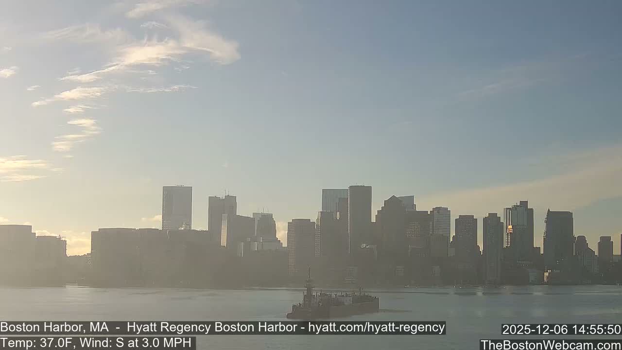 Boston Harbor, Massachusetts  Live Cam - Boston, Massachusetts, USA
