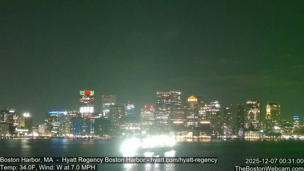 Boston Harbor, Massachusetts  Live Cam - Boston, Massachusetts, USA