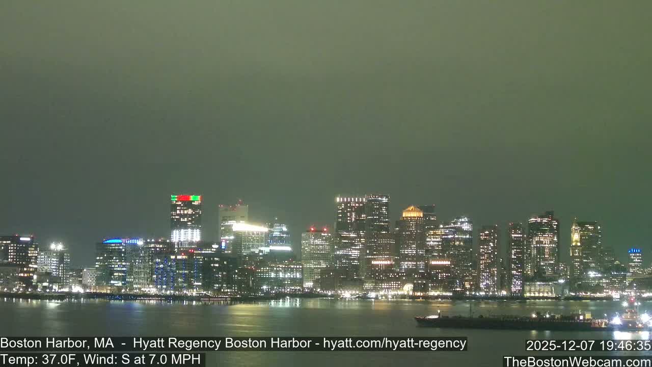 Boston Harbor, Massachusetts  Live Cam - Boston, Massachusetts, USA
