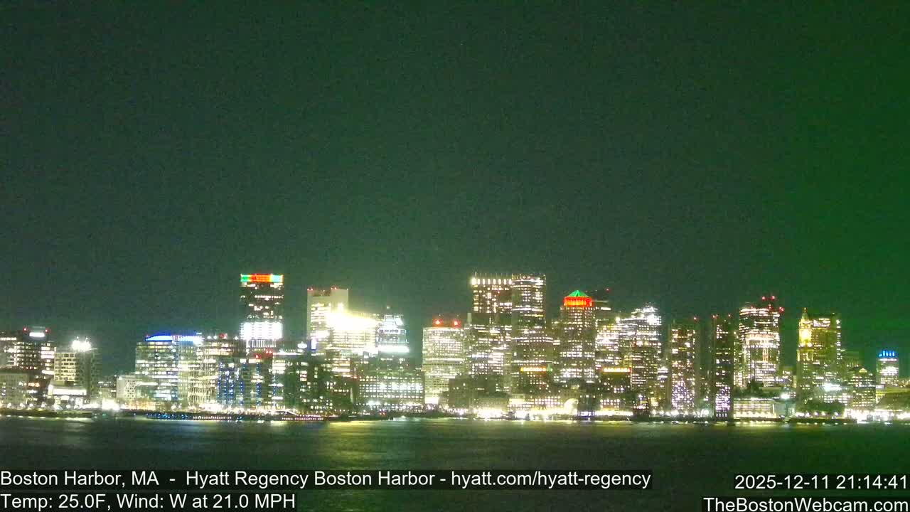 Boston Harbor, Massachusetts  Live Cam - Boston, Massachusetts, USA