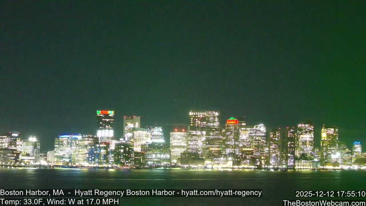 Boston Harbor, Massachusetts  Live Cam - Boston, Massachusetts, USA