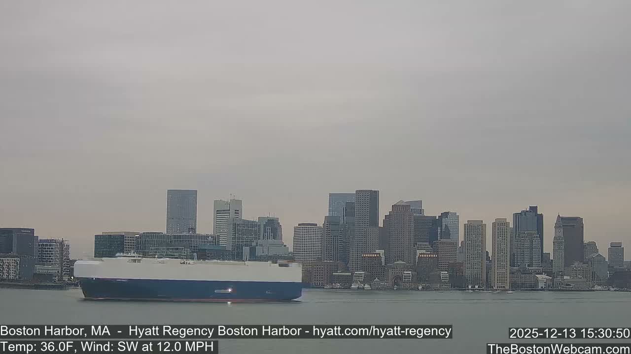 Boston Harbor, Massachusetts  Live Cam - Boston, Massachusetts, USA