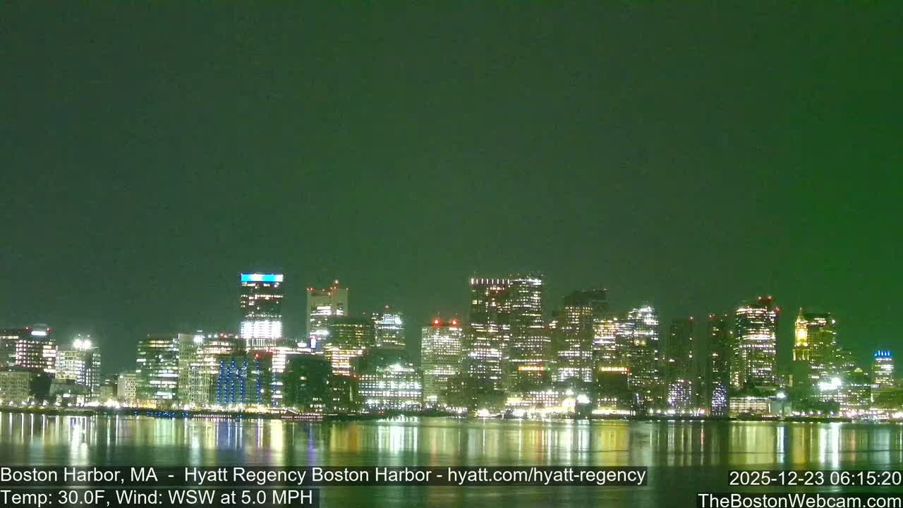 Boston Harbor, Massachusetts  Live Cam - Boston, Massachusetts, USA