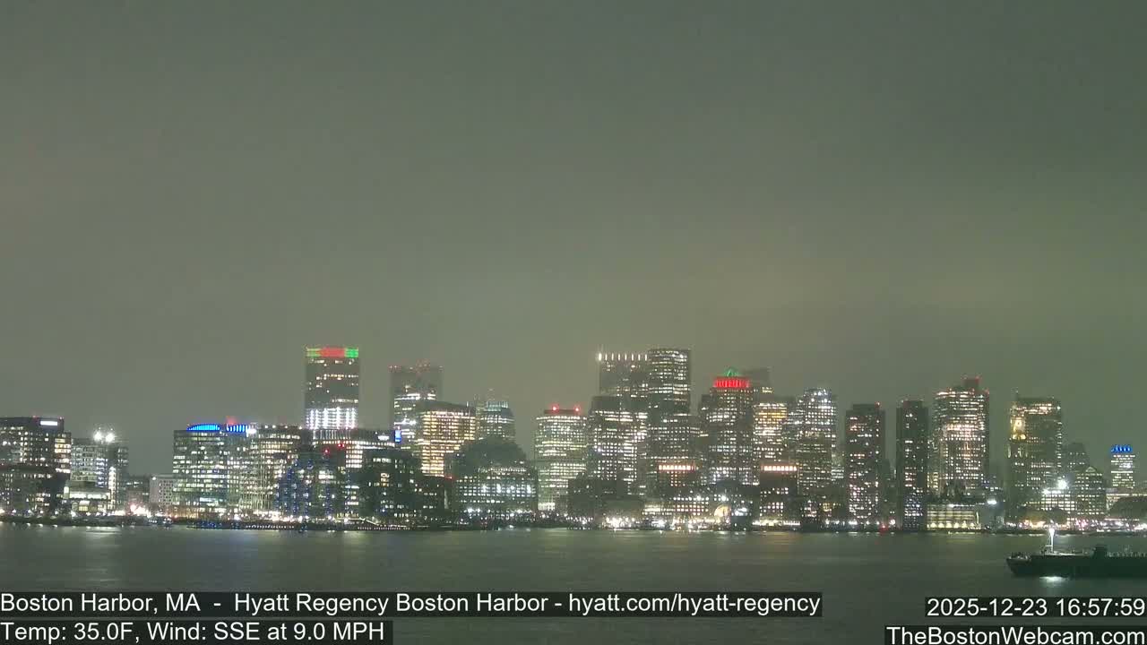 Boston Harbor, Massachusetts  Live Cam - Boston, Massachusetts, USA