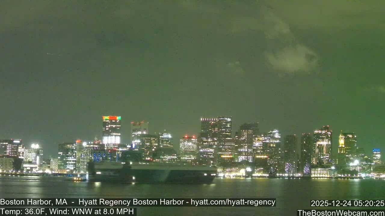 Boston Harbor, Massachusetts  Live Cam - Boston, Massachusetts, USA