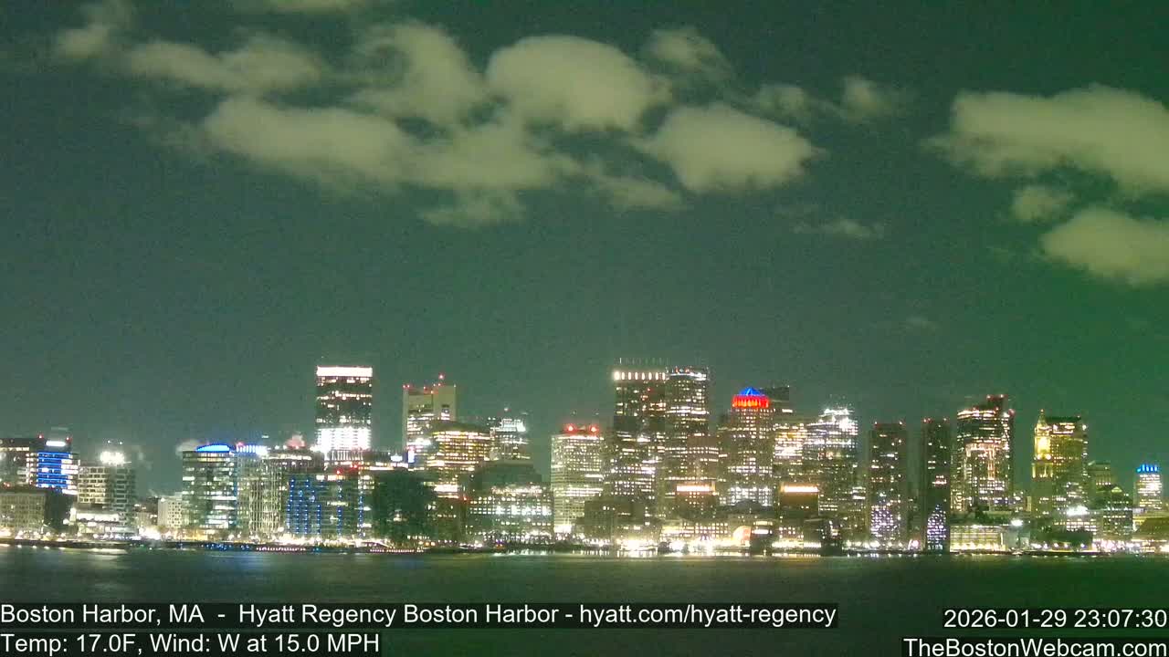 Boston Harbor, Massachusetts  Live Cam - Boston, Massachusetts, USA
