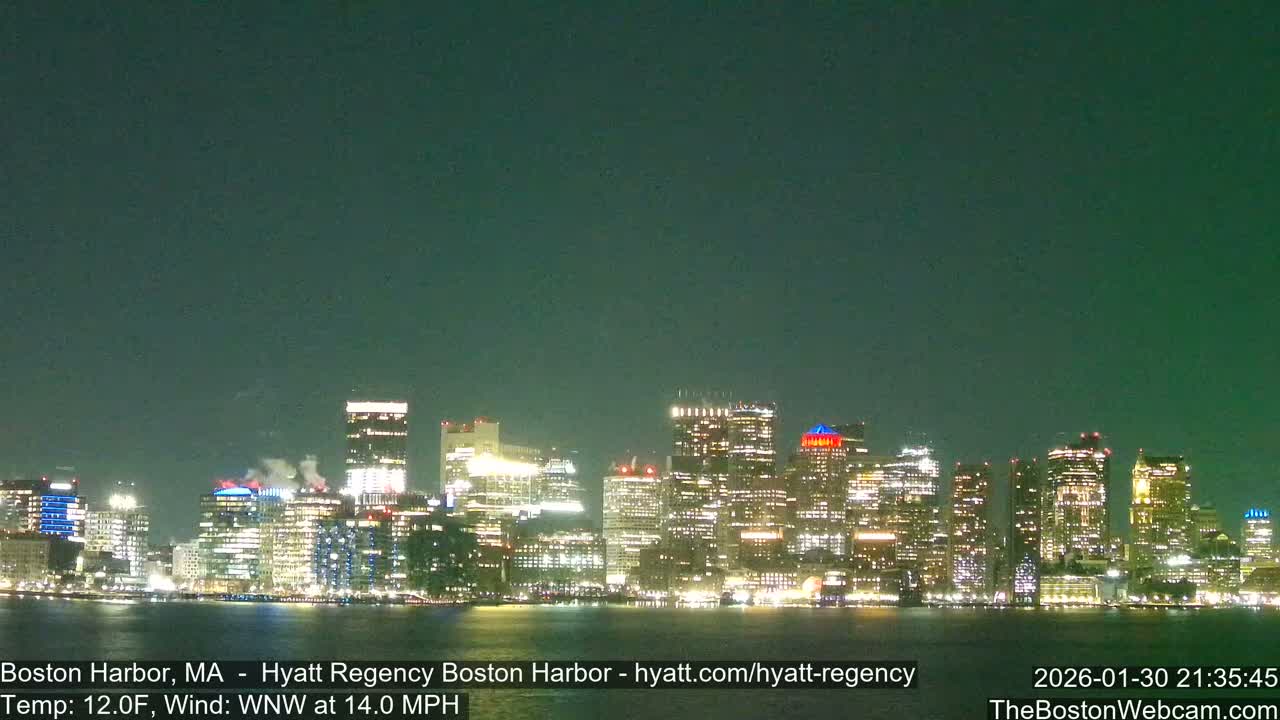Boston Harbor, Massachusetts  Live Cam - Boston, Massachusetts, USA