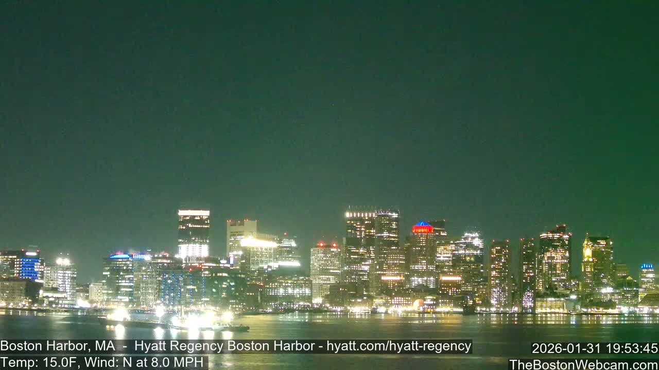 Boston Harbor, Massachusetts  Live Cam - Boston, Massachusetts, USA