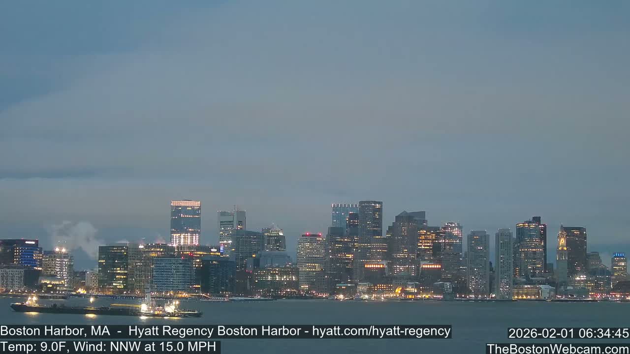 Boston Harbor, Massachusetts  Live Cam - Boston, Massachusetts, USA